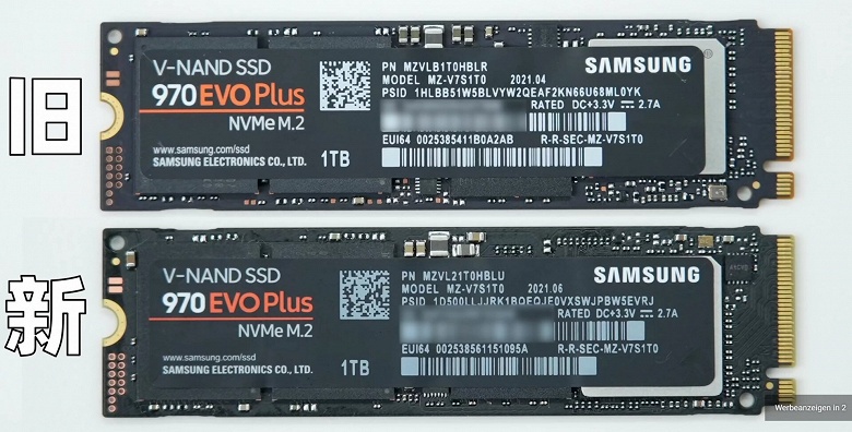 В SSD Samsung 970&nbsp;Evo&nbsp;Plus незаметно сменилась платформа. Накопитель стал быстрее, но лишь до определённого предела